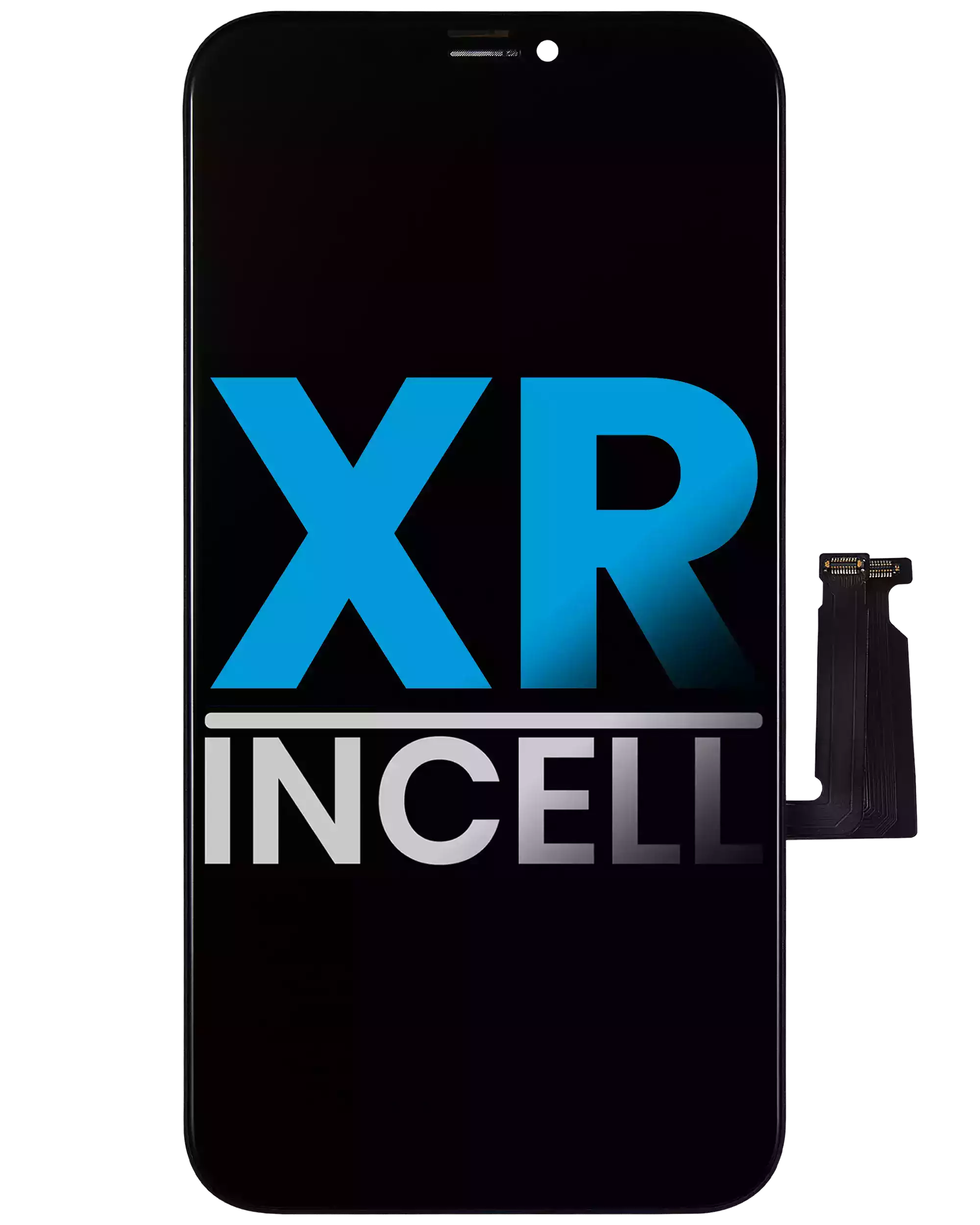 Ensamble LCD Con Placa de Acero Preinstalada Para iPhone XR (Aftermarket: AQ7 / Incell)