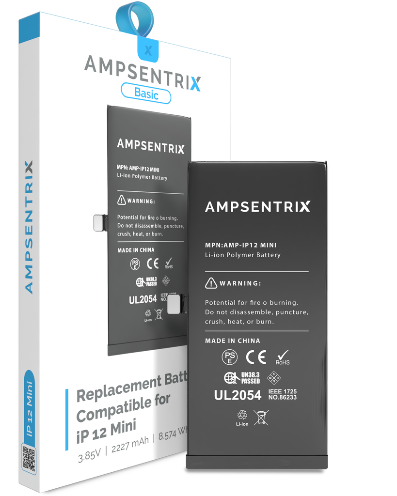 [107082022478] Batería de Repuesto Para iPhone 12 Mini (AmpSentrix Basic)
