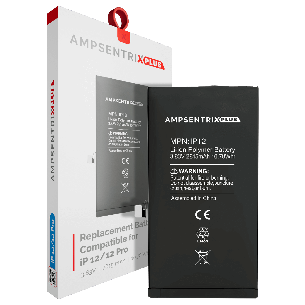 [107082131153] Batería de Repuesto Para iPhone 12 / 12 Pro (AmpSentrix Plus)