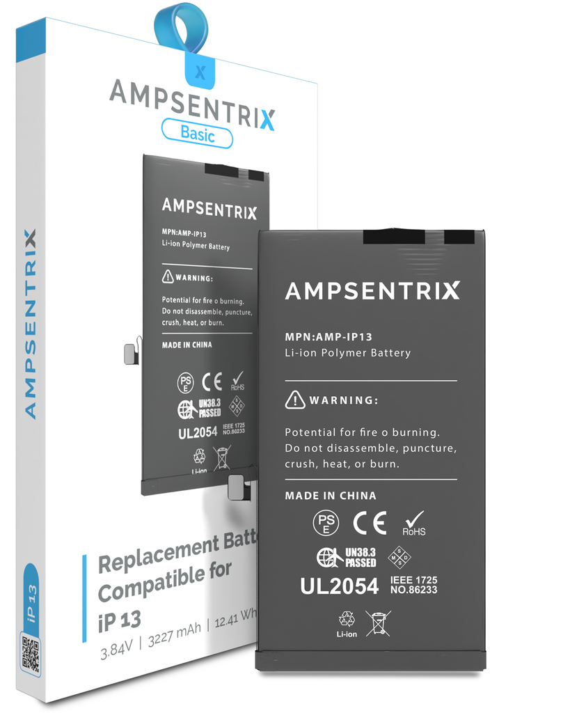 [107082022480] Batería de Repuesto Para iPhone 13 (AmpSentrix Basic)