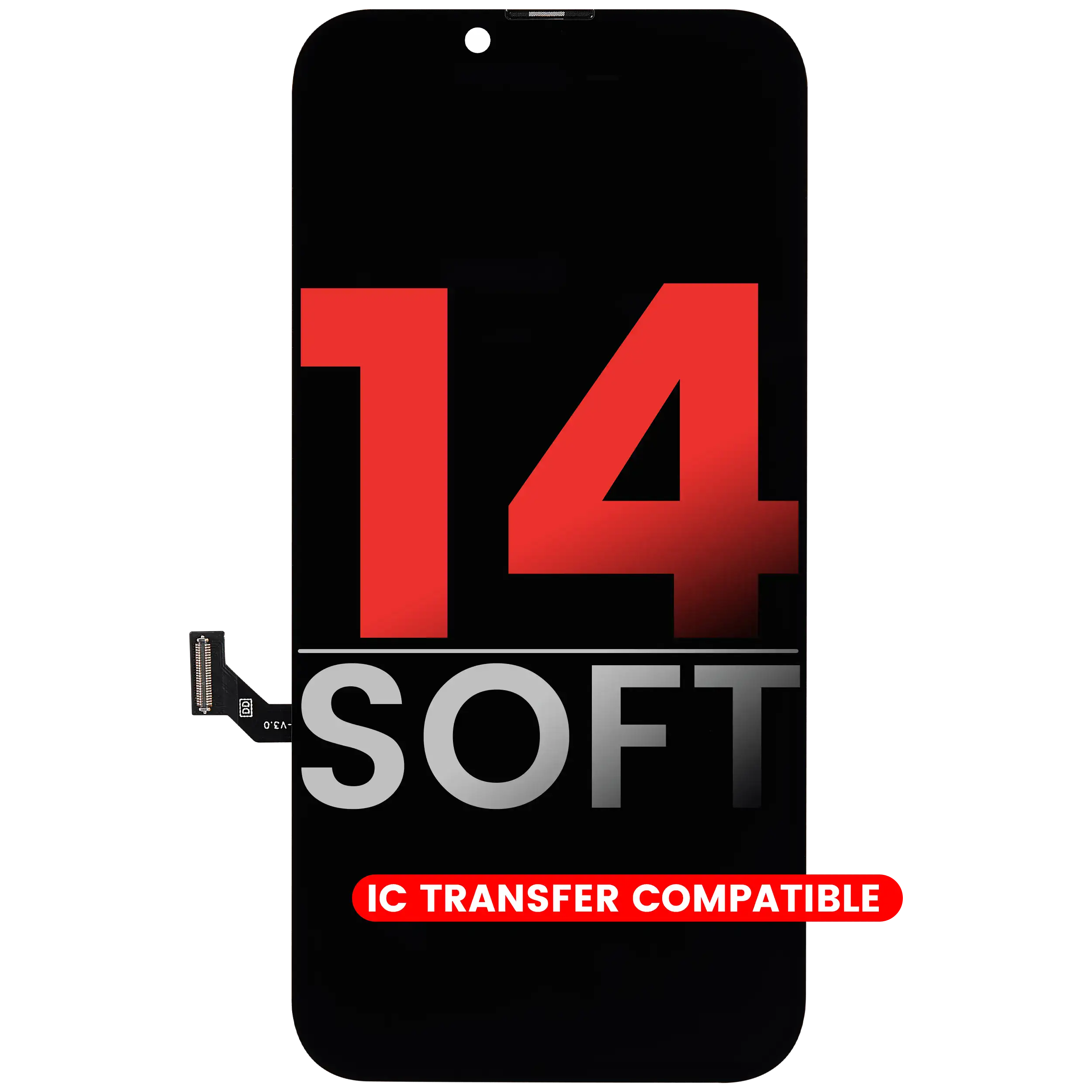 Ensamble OLED Para iPhone 14 (Aftermarket Plus: Soft)