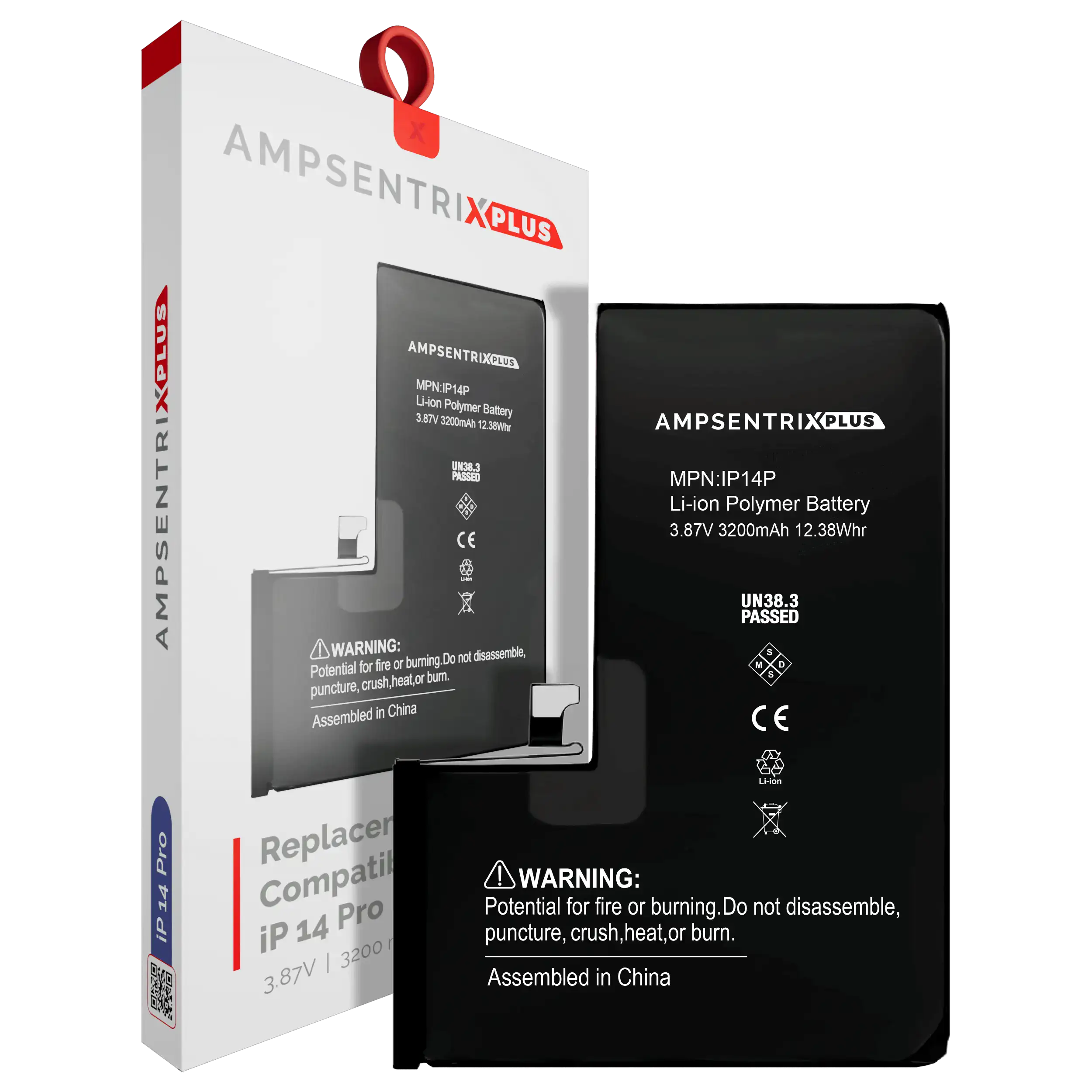 [107082131162] Batería de Repuesto Para iPhone 14 Pro (AmpSentrix Plus)