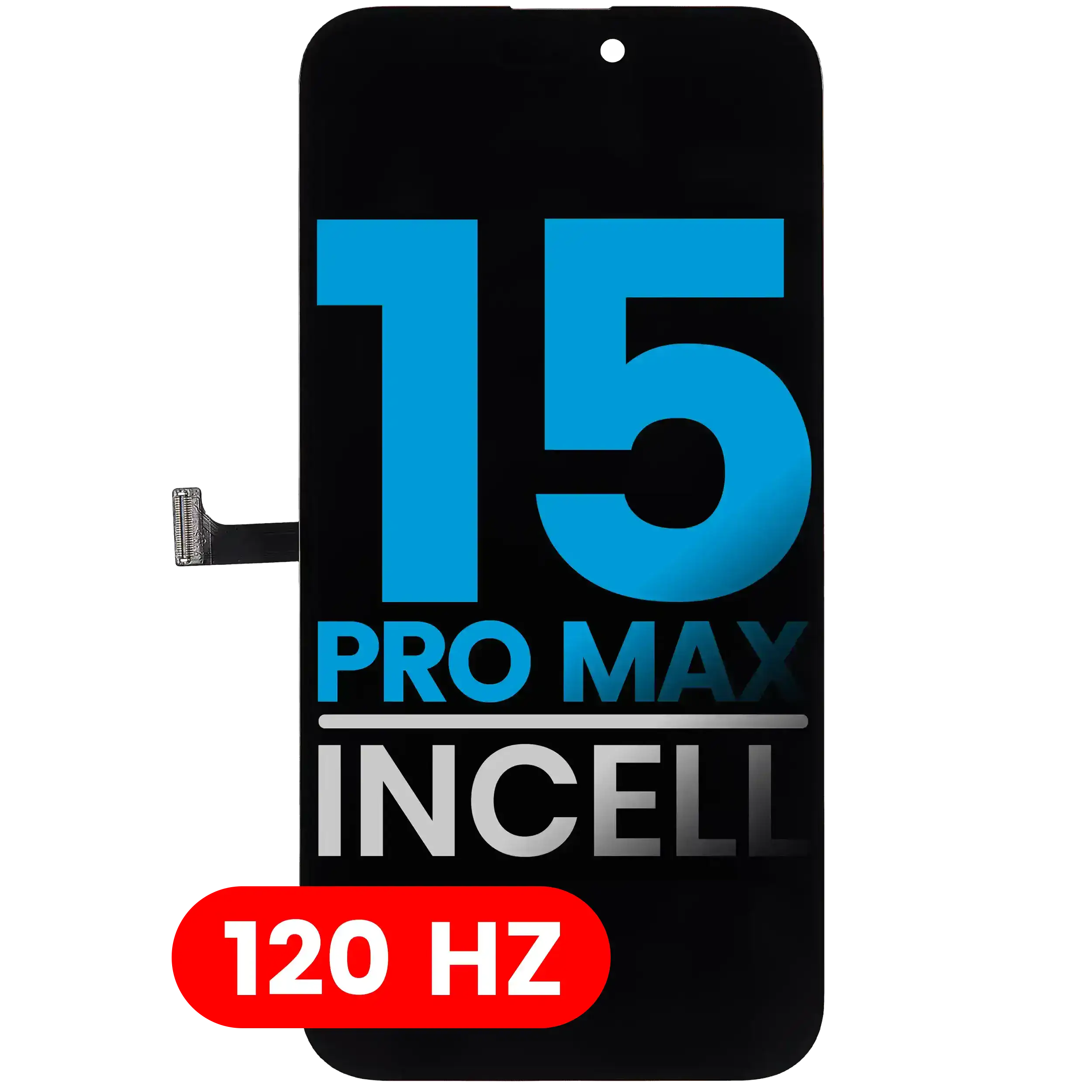 [107083546478] Ensamble LCD Para iPhone 15 Pro Max (Aftermarket: AQ7 / Incell) (120HZ)