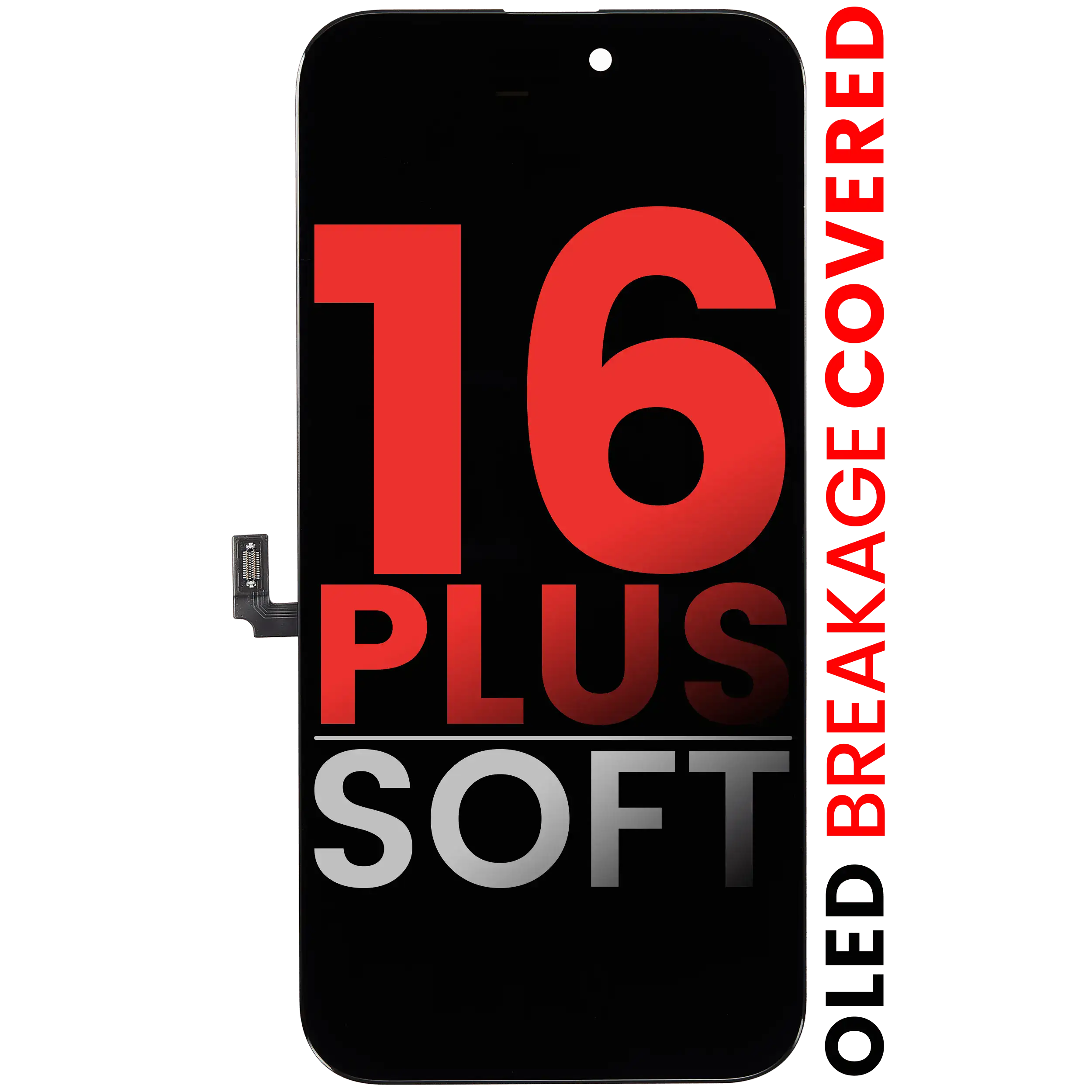 Ensamble OLED Para iPhone 16 Plus (Aftermarket Pro: XO7 Soft)